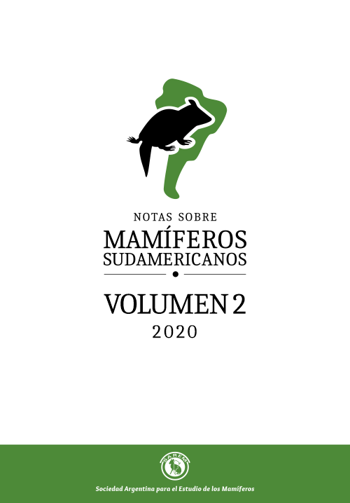 Cover of Notas Sobre Mamíferos Sudamericanos, Vol. 2 (2020)